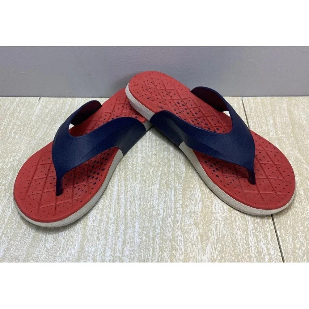 Rider Sandals Flip Flops Red Men's Size 11 Pool Shower Beach Travel House Walk